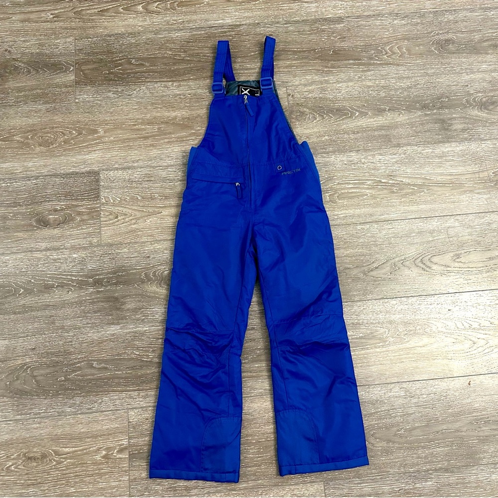 Arctix kids Insulated Snow bib size Medium in Royal Blue